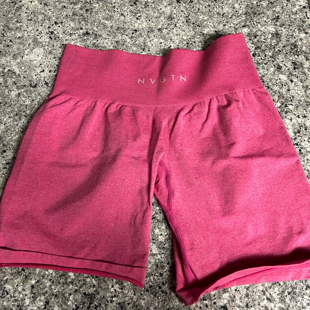 Bubble gum pink NVGTN shorts